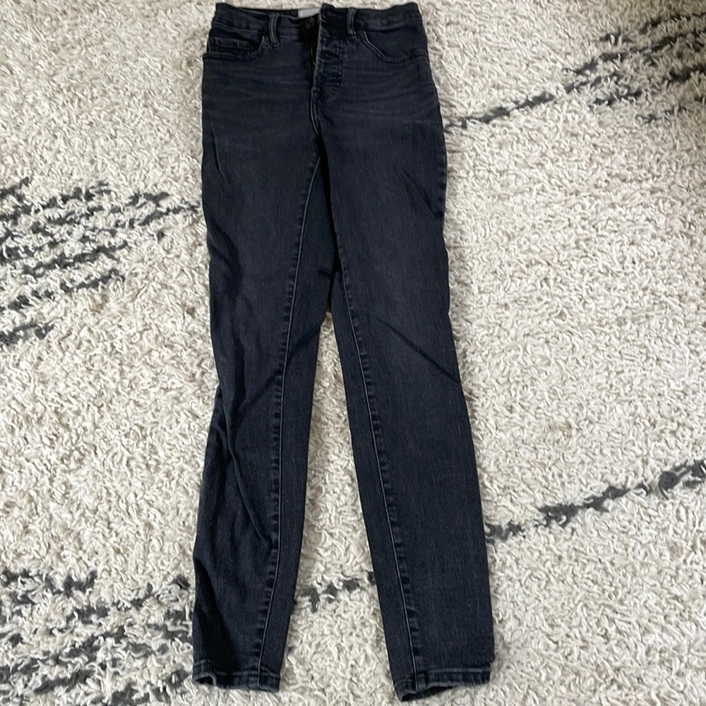 Authentic stretch high rise skinnny